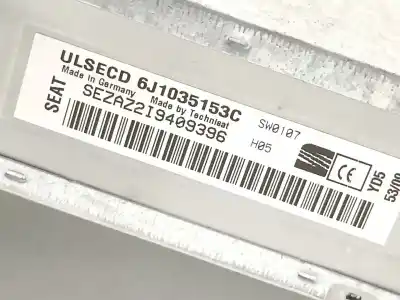 Автозапчастина б/у аудіо система / радіо cd для seat ibiza (6j5) reference посилання на oem iam 6j1035153c  