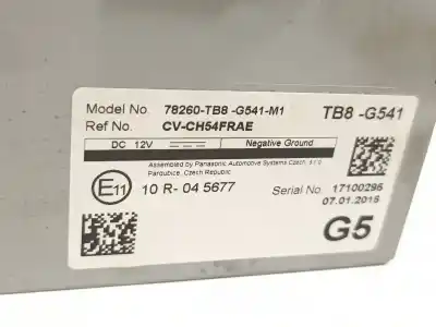 Автозапчасти б/у многофункциональный дисплей за honda civic tourer (fk) comfort ссылки oem iam 78260tb8 78260tb8g541m1 