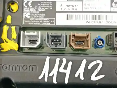 Second-hand car spare part multifunction display for renault captur limited oem iam references 259153035r  