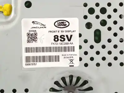 Автозапчастина б/у багатофункційний дисплей для land rover range rover evoque (l538) 2.0 d посилання на oem iam fk7219c299aa lr073545 