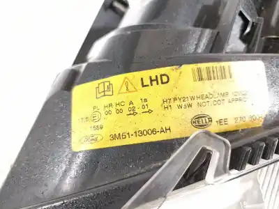 Автозапчастина б/у ліва фара для ford c-max (dm2) 1.6 tdci посилання на oem iam 3m5113006ah  
