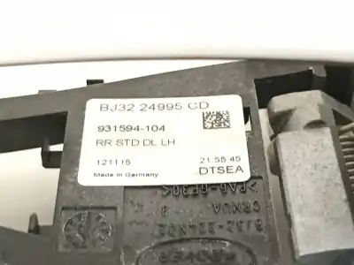 Автозапчастина б/у завнішня ручка задня ліва для land rover range rover evoque (l538) 2.0 d посилання на oem iam bj3224995cd  