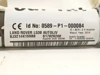 Автозапчасти б/у передняя правая подушка безопасности за land rover range rover evoque (l538) 2.0 d ссылки oem iam bj3214k159bb lr026030 bj3214k160bc