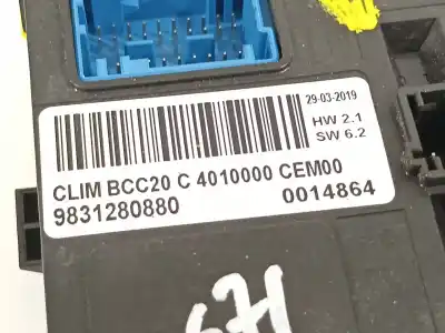 Second-hand car spare part electronic module for peugeot 208 2020 oem iam references 9831280880  