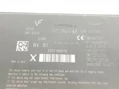 Автозапчастина б/у електронний модуль для land rover range rover evoque (l538) 2.0 d посилання на oem iam fk7219h440af  