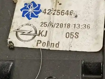 Second-hand car spare part rear right window regulator for opel mokka x 120 aniversario start/stop oem iam references 98910suv20  