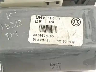 Pezzo di ricambio per auto di seconda mano motore alzacristalli anteriore sinistro per volkswagen golf vi (5k1) 1.6 tdi riferimenti oem iam 5k0959793 5k0959701d 