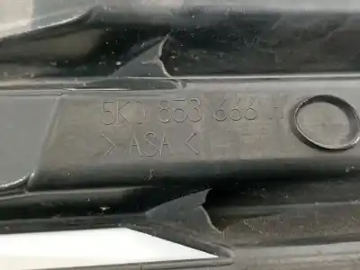 Pezzo di ricambio per auto di seconda mano griglia paraurti destra per volkswagen golf vi (5k1) 1.6 tdi riferimenti oem iam 5k0853666a  