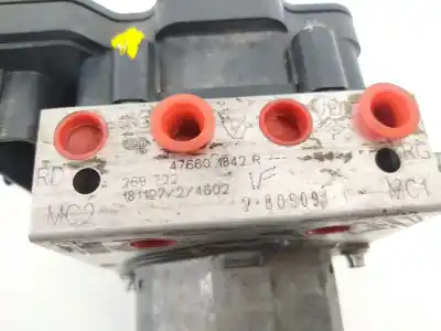 Peça sobressalente para automóvel em segunda mão abs por renault captur limited referências oem iam 476601842r  