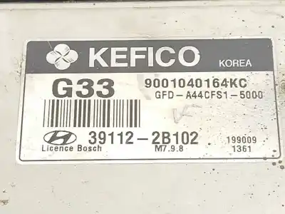 Second-hand car spare part ecu engine control for hyundai i30 (fd) 1.4 oem iam references 391122b102 9001040164kc gfda44cfs15000