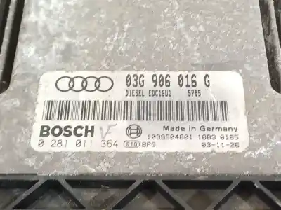 Автозапчастина б/у ебу контролер двигуна для audi a3 (8p1) 2.0 tdi 16v посилання на oem iam 03g906016g 0281011364 