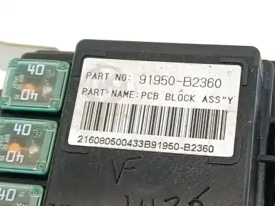 Peça sobressalente para automóvel em segunda mão caixa de fusíveis e relés por kia soul ( ) concept referências oem iam 91950b2360  