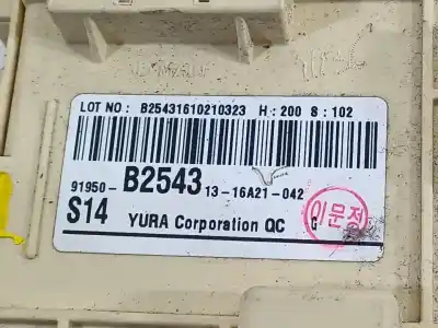 Peça sobressalente para automóvel em segunda mão caixa de fusíveis e relés por kia soul ( ) concept referências oem iam 91950b2543  