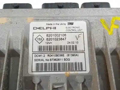 Second-hand car spare part ecu engine control for dacia sandero ambiance oem iam references 8201002106 8201023847 