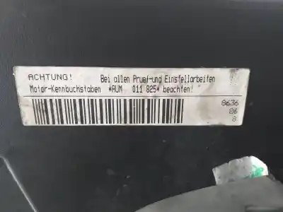 Pièce détachée automobile d'occasion moteur detachée pour volkswagen golf iv berlina (1j1) gti références oem iam aum  