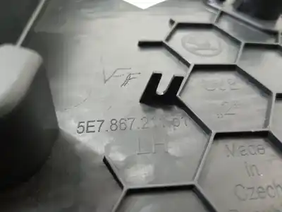 Автозапчастина б/у обкітка задніх лівіх дверей для skoda octavia combi (5e5) ambition посилання на oem iam 5e7867211  