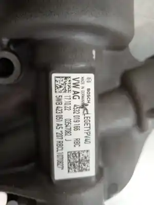 Автозапчастина б/у рульмова рейка для skoda octavia combi (5e5) ambition посилання на oem iam 5wb423051as  
