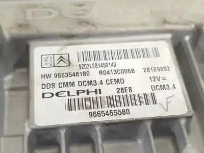 Pièce détachée automobile d'occasion calculateur moteur ecu pour peugeot 407 sport références oem iam 9665465580 9663548180 28129202