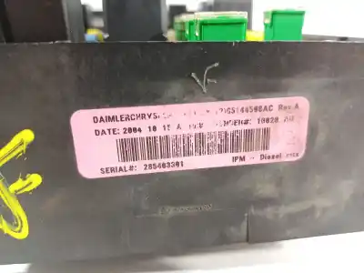 Автозапчастина б/у реле/запоперівник для chrysler voyager iv (rg, rs) 2.5 crd посилання на oem iam 05144580ac 05144508ac 