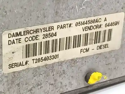 Автозапчастина б/у реле/запоперівник для chrysler voyager iv (rg, rs) 2.5 crd посилання на oem iam 05144580ac 05144508ac 