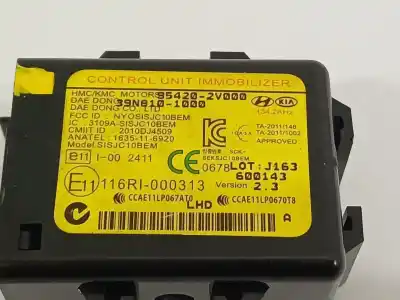 Автозапчасти б/у блок управления иммобилизатором за kia ceed (cd) 1.0 t-gdi ссылки oem iam 954202v000  