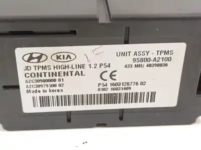 Peça sobressalente para automóvel em segunda mão módulo eletrônico por kia ceed (cd) 1.0 t-gdi referências oem iam 95800a2100  
