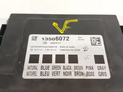 Pezzo di ricambio per auto di seconda mano modulo elettronico per opel corsa d color edition riferimenti oem iam 13506072 f00hj01417 