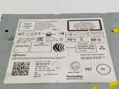 Автозапчасти б/у gps-навигационная система за skoda octavia combi (5e5) 2.0 tdi ссылки oem iam 5q0035840b  