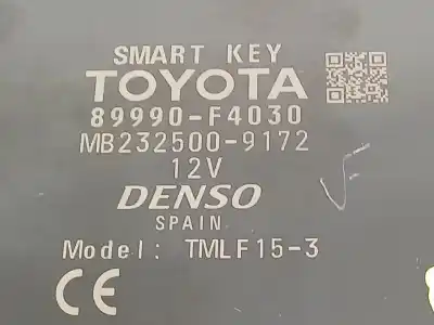 Second-hand car spare part electronic module for toyota c-hr ax1t(eu.m)/zyx10(h)/zyx10l-ahxgbw(3a) oem iam references 89990f4030 mb2325009172 