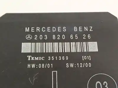 Автозапчастина б/у модуль комфорт для mercedes clase c (w203) berlina 220 cdi (203.006) посилання на oem iam 2038206526  