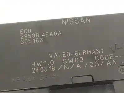 Pezzo di ricambio per auto di seconda mano modulo elettronico per nissan qashqai (j11) 1.6 dci turbodiesel cat riferimenti oem iam 285384ea0a  