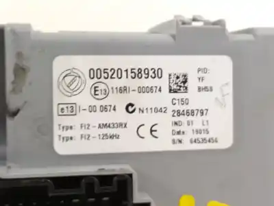 Second-hand car spare part fuse box unit for opel combo furgoneta/monovolumen (x12) 1.3 cdti (b05) oem iam references 00520158930 28468797 