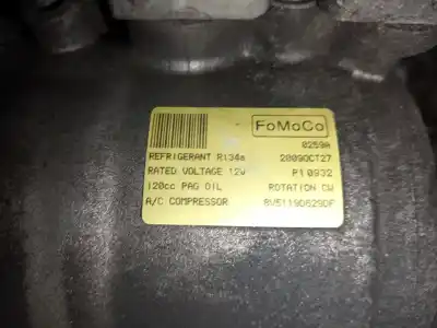 İkinci el araba yedek parçası klima kompresörü için ford fiesta vi (cb1, ccn) 1.4 tdci oem iam referansları 8v5119d629df  