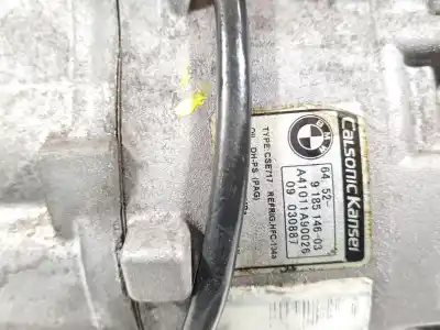 Peça sobressalente para automóvel em segunda mão compressor de ar condicionado a/a a/c por bmw serie x6 (e71) 3.0 3.5d referências oem iam 64529185146 9185146 
