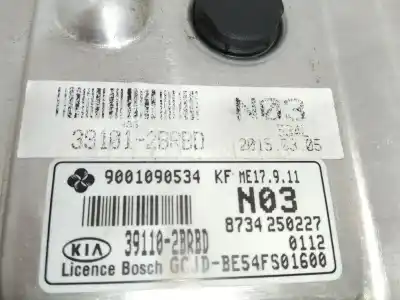 Second-hand car spare part ecu engine control for kia cee'd (jd) 1.4 cvvt oem iam references 391102brbd 391012bbd 1038407397