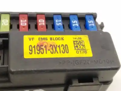 Second-hand car spare part fuse box unit for kia cee'd (jd) 1.4 cvvt oem iam references 919513x130  