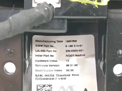 Peça sobressalente para automóvel em segunda mão quadrante por bmw mini (r56) cooper s referências oem iam 62109325809 9139514 