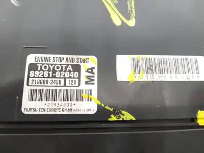 Second-hand car spare part electronic module for toyota auris active oem iam references 8926102040  