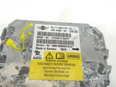 Peça sobressalente para automóvel em segunda mão kit airbag por bmw mini (r56) cooper s referências oem iam 32302757665 275573502 65773451779