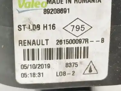 Автозапчасти б/у правая противотуманная фара за dacia duster ii access ссылки oem iam 261500097r   Автозапчасти б/у правая противотуманная фара за dacia duster ii access ссылки oem iam 261500097r