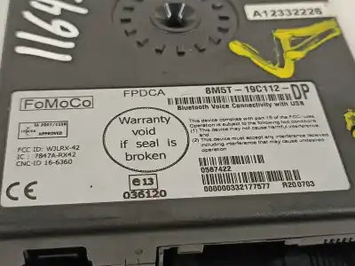 Peça sobressalente para automóvel em segunda mão módulo eletrônico por ford focus lim. (cb4) titanium referências oem iam 8m5t19c112dp  