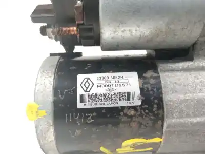 Peça sobressalente para automóvel em segunda mão motor de arranque por renault captur limited referências oem iam 233006662r  