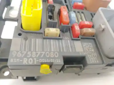 Second-hand car spare part fuse box unit for citroen c4 picasso i monospace (ud_) 1.6 hdi 110 oem iam references 9675877080 bsmr01 