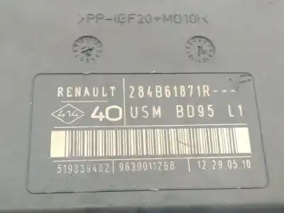 Pezzo di ricambio per auto di seconda mano scatola relè/fusibili per renault megane iii fastback (bz0/1_, b3_) 1.5 dci riferimenti oem iam 284b61871r  