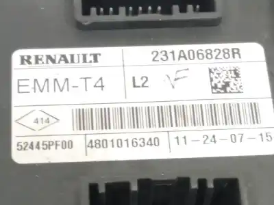 Peça sobressalente para automóvel em segunda mão módulo eletrônico por renault clio iv limited referências oem iam 231a06828r  