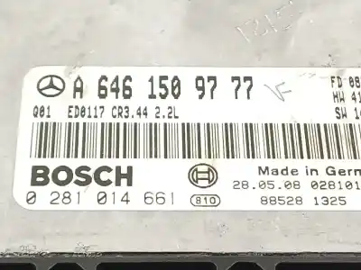 Автозапчасти б/у блок управления двигателем за mercedes clase clc (cl203) clc 220 cdi (la) (203.708) ссылки oem iam a6461509777  