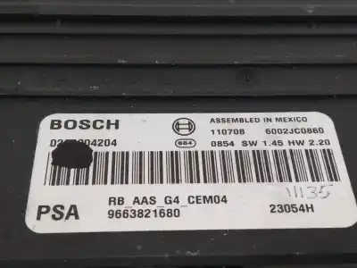 Pezzo di ricambio per auto di seconda mano modulo elettronico per citroen c4 picasso millenium riferimenti oem iam 9663821680  