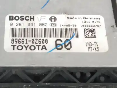 Автозапчасти б/у блок управления двигателем за toyota auris (_e18_) 1.4 d-4d (nde180_) ссылки oem iam 0281031062 896610z600 