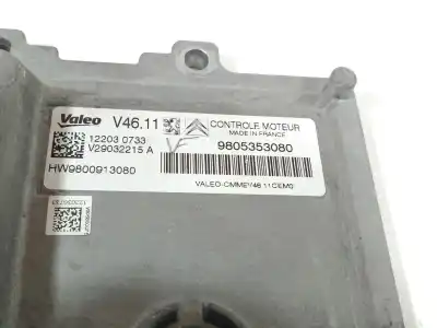 Pezzo di ricambio per auto di seconda mano centralina motore per peugeot 208 i (ca_, cc_) 1.2 vti 82 riferimenti oem iam 9805353080  