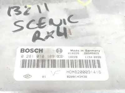 Автозапчастина б/у ебу контролер двигуна для renault scénic i monospace (ja0/1_, fa0_) 1.9 dci rx4 посилання на oem iam 0281010189 8200143438 